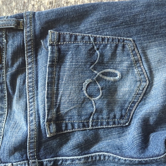 Guess Jeans Blue Flare Waist 27, Rise 7, Length 39 - Picture 4 of 6